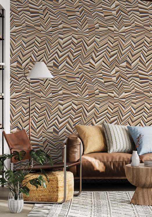 Minimal Geometrik Salon Duvar Kağıdı — Evim Dekorasyon geometrik duvar kağıdı