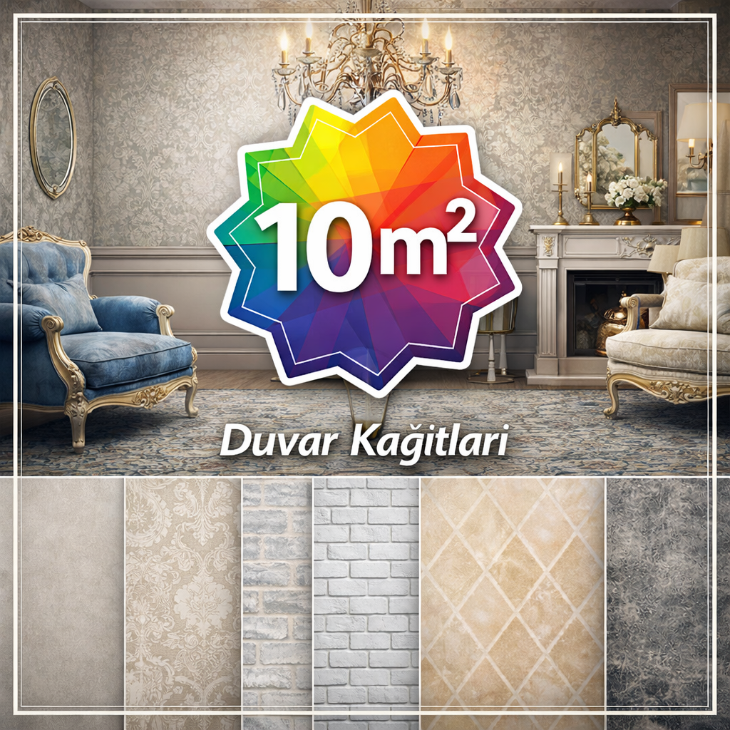 Taş Desen 10 m2 rulo