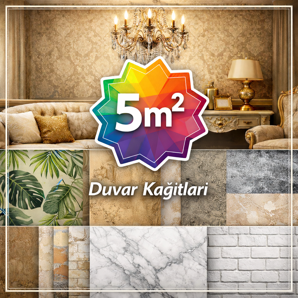 Taş Desen 5 m2 rulo